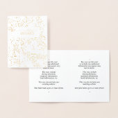 金実在箔フローララインア結婚ート詳細 箔カード (ディスプレー)