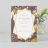 金実在箔フローラ悔やみや弔慰流産 箔シーズンカード (立ち正面)