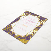 金実在箔フローラ悔やみや弔慰流産 箔シーズンカード (回転した状態)