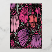 金実在箔フローラ悔やみや弔慰流産 箔シーズンカード (裏面)