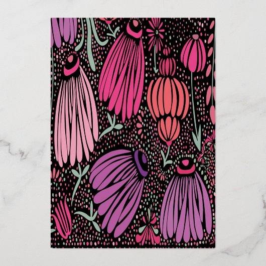 金実在箔フローラ悔やみや弔慰流産 箔シーズンカード (裏面)