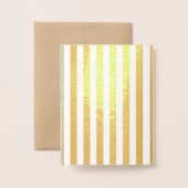 金実在箔フローラ男の赤ちゃんシャワー恵み 箔カード (裏面封筒付き)