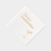 金実在箔マルティーニ30th 箔ナプキン (右)