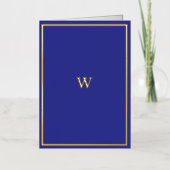 金実在箔モノグラム折り畳みカード 箔シーズンカード (正面)