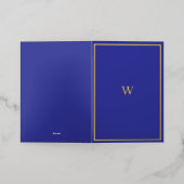 金実在箔モノグラム折り畳みカード 箔シーズンカード (外側レイダウン)