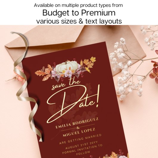 金実在箔秋パンプキ救ンデ結婚ート箔 箔招待状