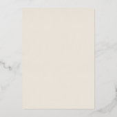 金実在箔金ゴールドフローラキンセアニェラ 箔招待状 (裏面)