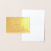 金実在色フォイル金空白の属内側 箔カード (ディスプレー)