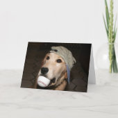 金家の操業野球の誕生日 カード (正面)