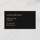 金家の鍵の錠前屋 名刺 (裏面)