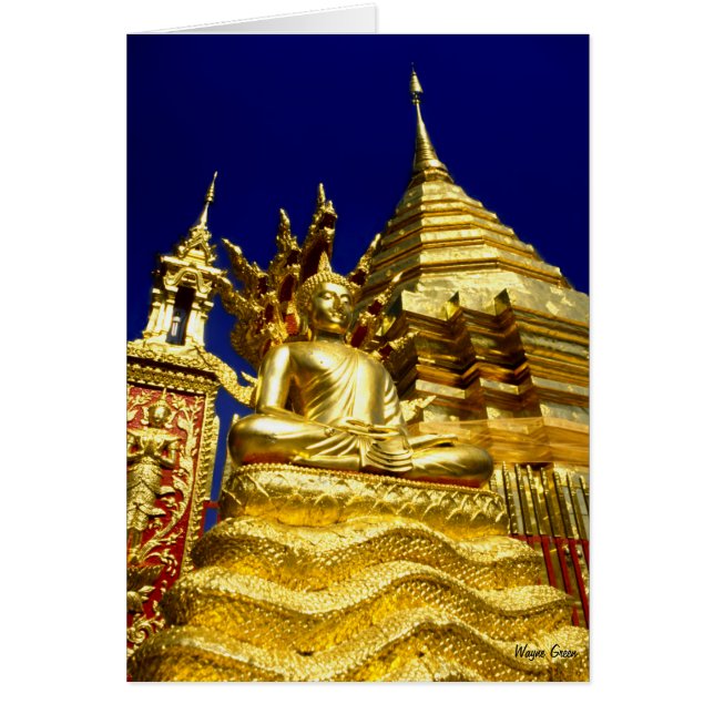 金寺院- Chiang Mai -タイ (正面)