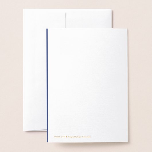 金射手座の星座のハッピーバースデー 箔カード (裏面封筒付き)