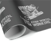 金属おもしろい加工ことわざの溶接パパ ラッピングペーパー (ロールコーナー)