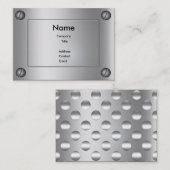 金属お洒落グルービー –  名刺 (正面/裏面)