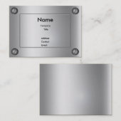 金属お洒落グルービー – 名刺 (正面/裏面)