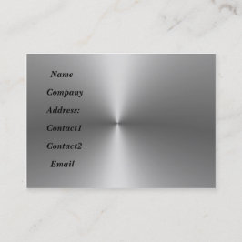 金属お洒落2面バックメタルビーズ 名刺
