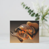 金属とガラス ポストカード (スタンド正面)