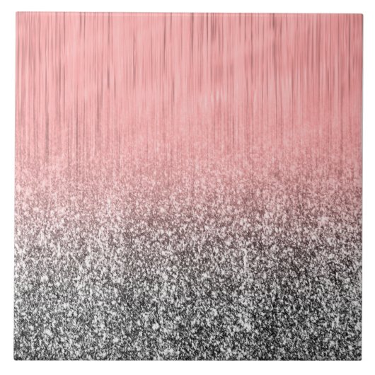 金属とグリッター タイル (正面)