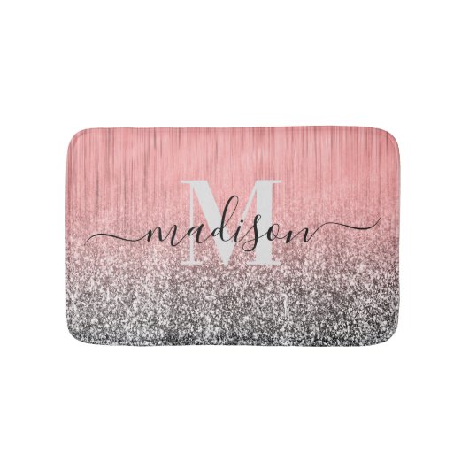 金属とグリッター バスマット (正面)
