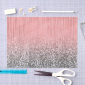 金属とグリッター 薄葉紙 (クラフト)