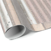 金属と木材 ラッピングペーパー (ロールコーナー)