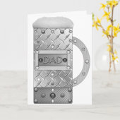 金属と鋼のパパビアカード カード (黄色い花)