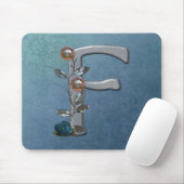 金属によってはモノグラムFが開花します マウスパッド (マウス)