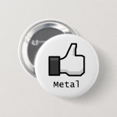 金属のように 缶バッジ (正面&裏面)