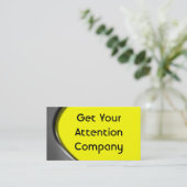 金属のカーブの名刺 名刺 (スタンド正面)