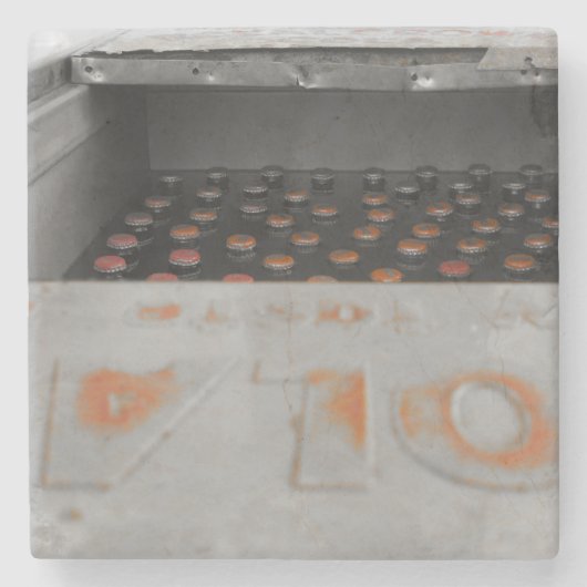 金属のクーラー ストーンコースター (正面)