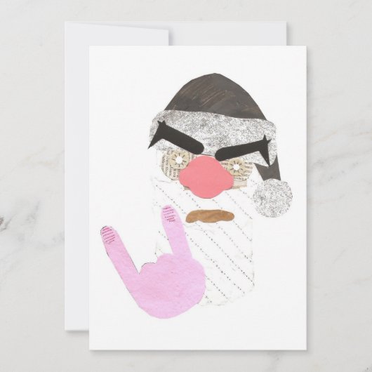 金属のサンタの招待状 招待状 (正面)