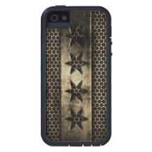 金属のシカゴの汚い旗