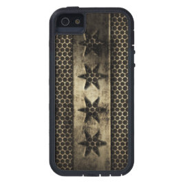 金属のシカゴの汚い旗 iPhone 11 ケース