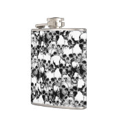 金属のスカルのフラスコ フラスク (左)