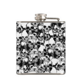 金属のスカルのフラスコ フラスク (裏面)