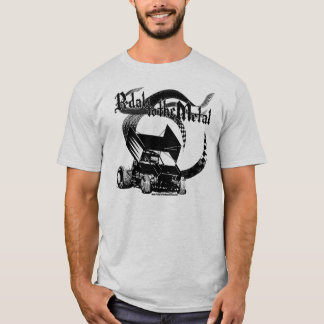 金属のスプリント車へのペダル Tシャツ