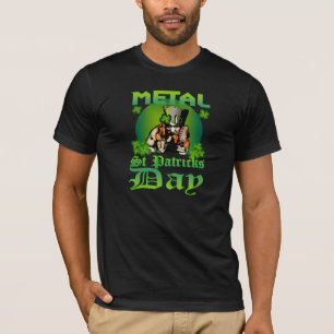 金属のセントパトリックの日のワイシャツ Tシャツ
