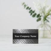 金属のダイヤモンドのプレートの不朽の名刺 名刺 (スタンド正面)