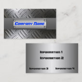 金属のダイヤモンドのプレートの専門の名刺 名刺 (正面/裏面)