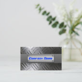 金属のダイヤモンドのプレートの専門の名刺 名刺 (スタンド正面)