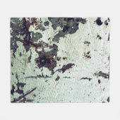 金属のテクスチャと傷とクラック要約， フリースブランケット (正面(横))