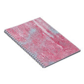 金属のテクスチャに傷やクラック抽象芸術、 ノートブック (右側)