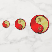 金属のトラ コンフェッティ (正面)