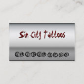 金属のドラゴン 名刺 (裏面)