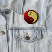 金属のドラゴン 缶バッジ (インサイチュ)