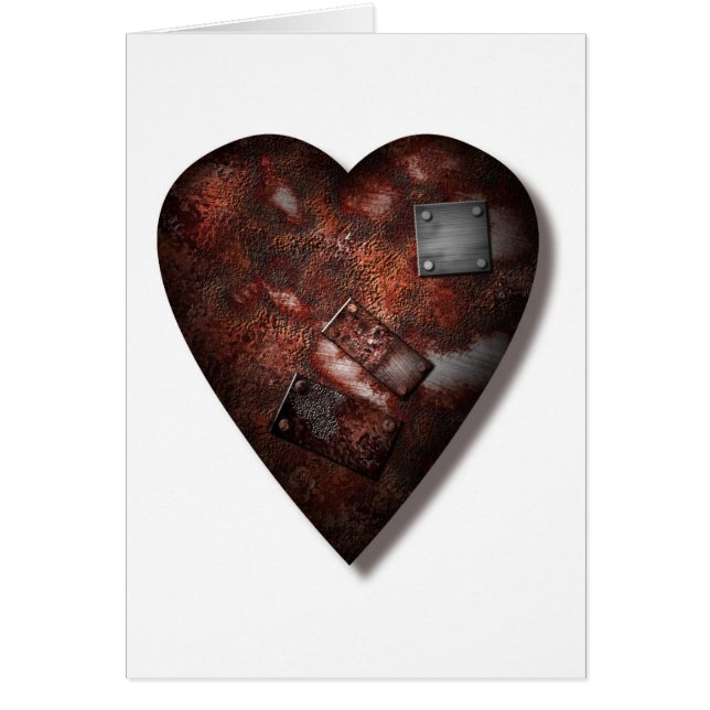 金属のハート (正面)