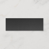 金属のプロフィールカード スキニー名刺 (裏面)