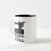 金属のマグへのペダル ツートーンマグカップ (正面左)