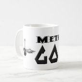 金属のマグ コーヒーマグカップ (正面左)