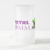 金属のママ フロストグラスビールジョッキ (中央)